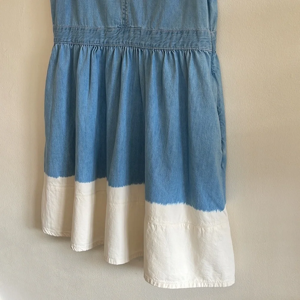 Kate Spade Dip Dye Denim Dress | Size 12 - Picture 8 of 16